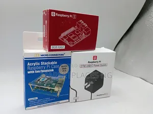 Raspberry Pi 5 8Gb Ram With Case and Power Supply