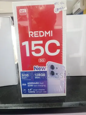 New Xiaomi Redmi 15 5G 256 GB Black