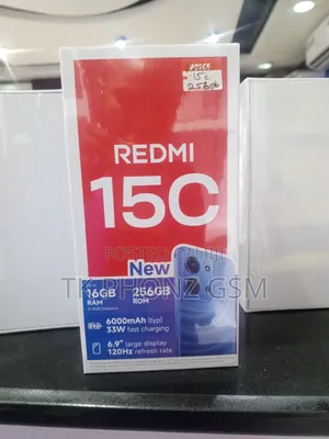 New Xiaomi Redmi 15 5G 256 GB Black