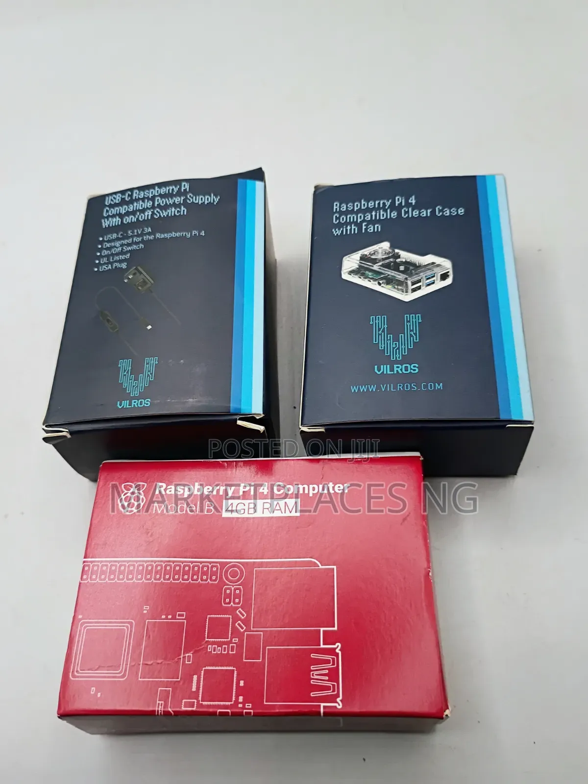 Raspberry Pi 4 Model 4B 4Gb Ram With Case and Power Supply