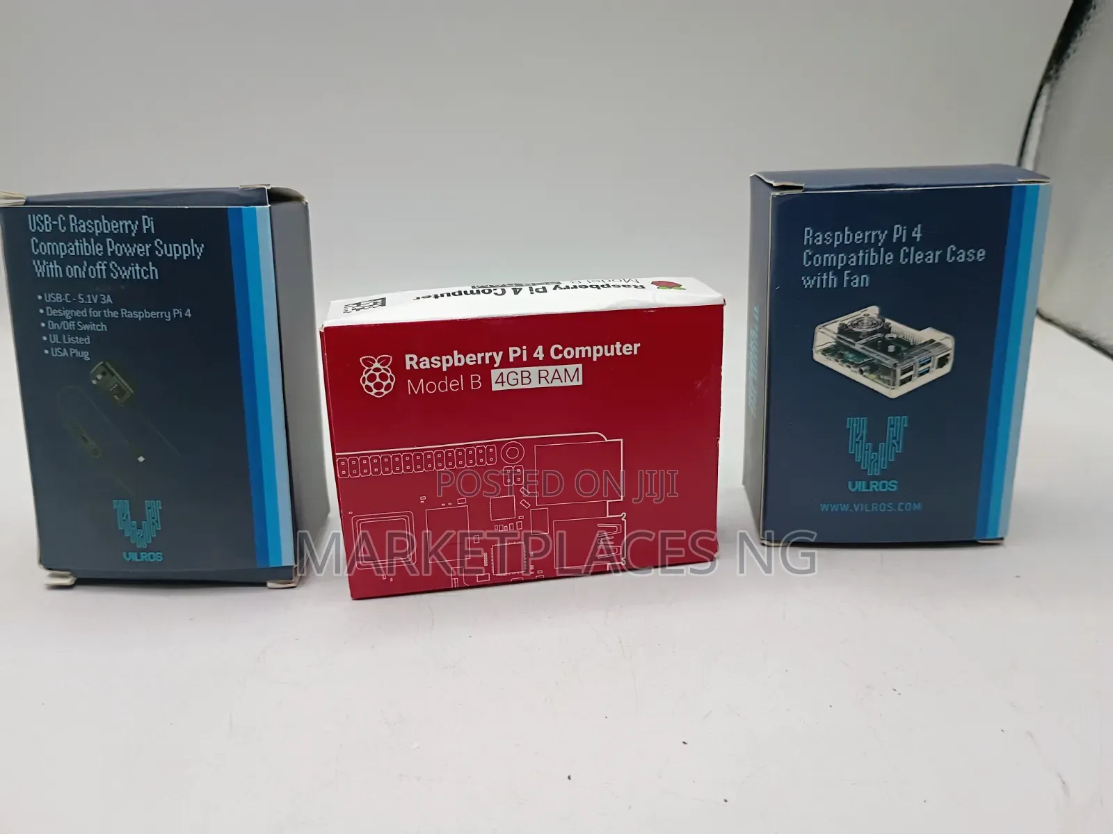 Raspberry Pi 4 Model 4B 4Gb Ram With Case and Power Supply