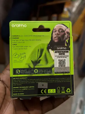 Oraimo Canonn 3 Mini Charger + 1m Micro-USB Cable – Compact Reliable