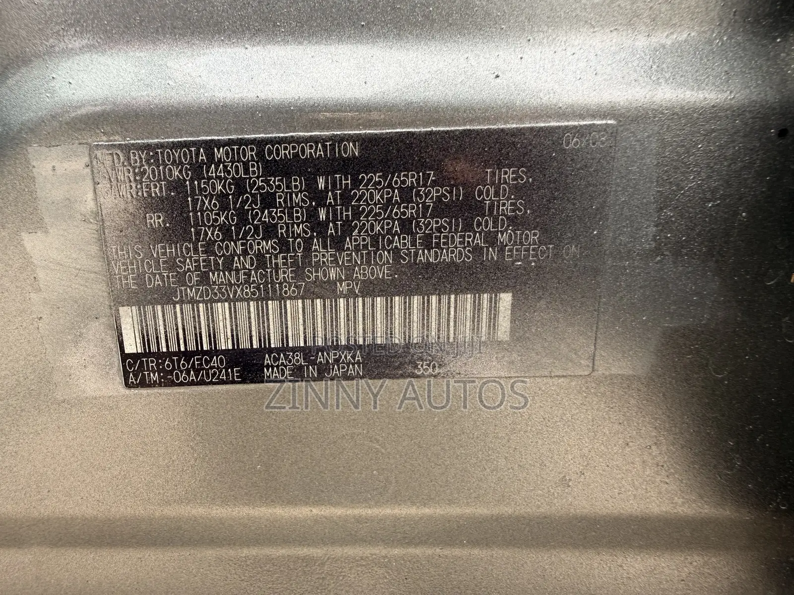 Toyota RAV4 2009 Gray