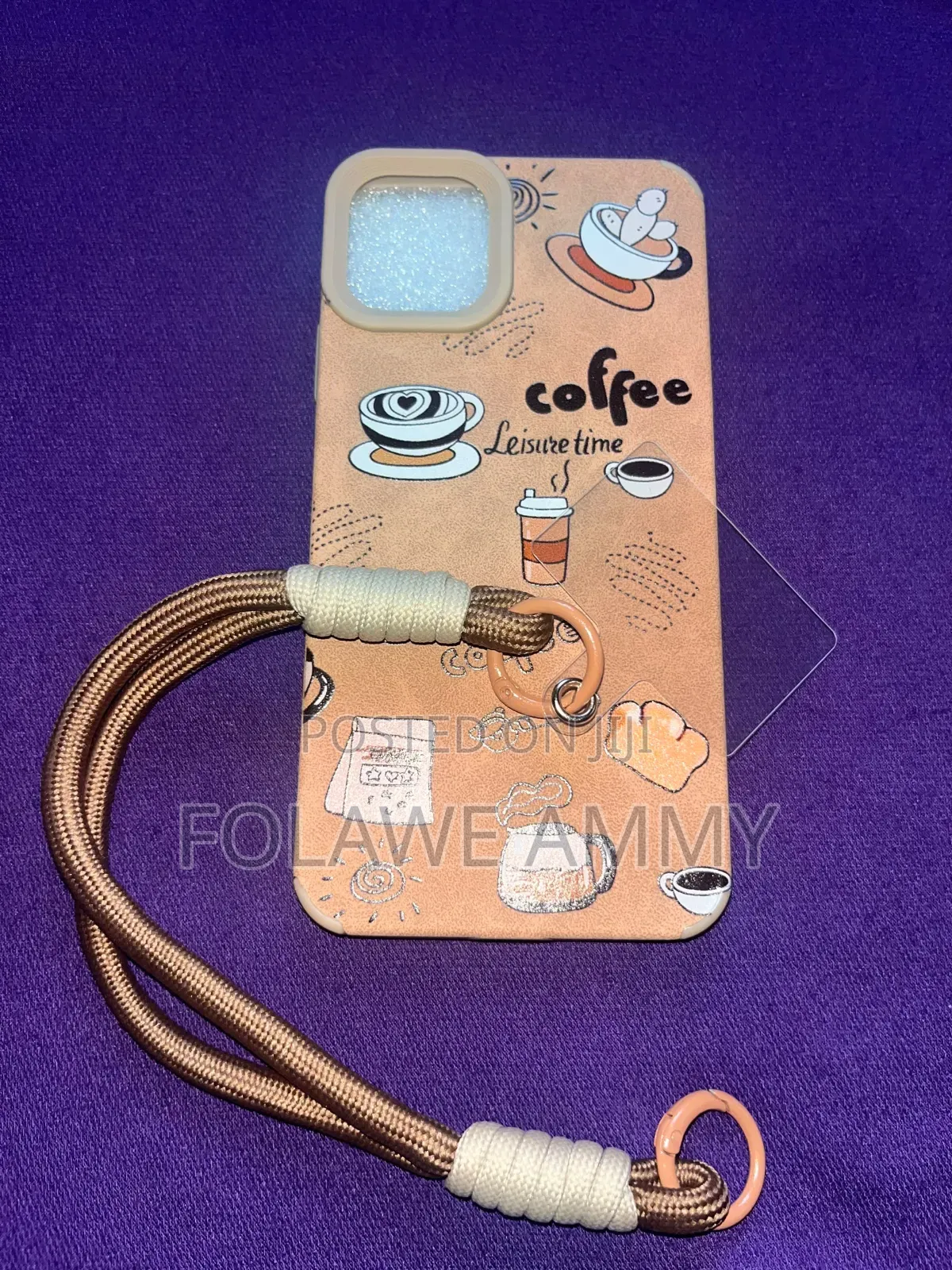 A High-End Autumn Coffee Brewing Pattern Case for iPhone 11 Pro Max
