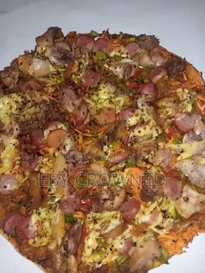 Chicken and Beef Pizza Size 12