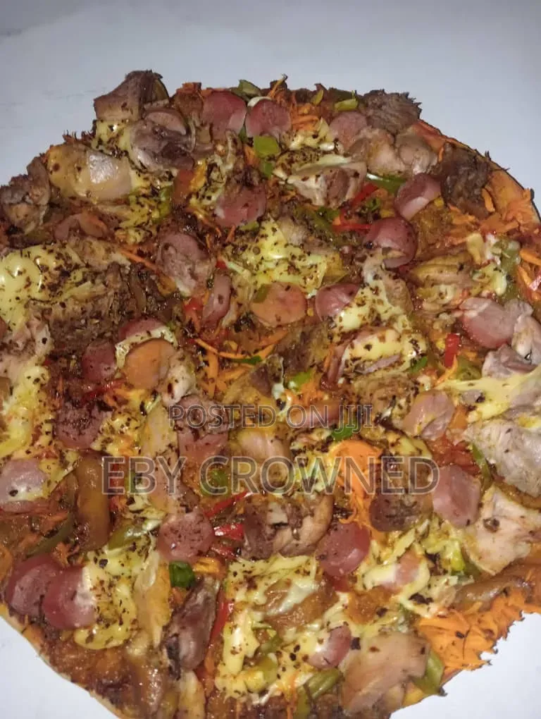 Chicken and Beef Pizza Size 12