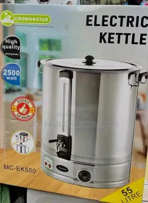 Master Chef 55l (2500w) High Quality Electric Kettle With Dispenser