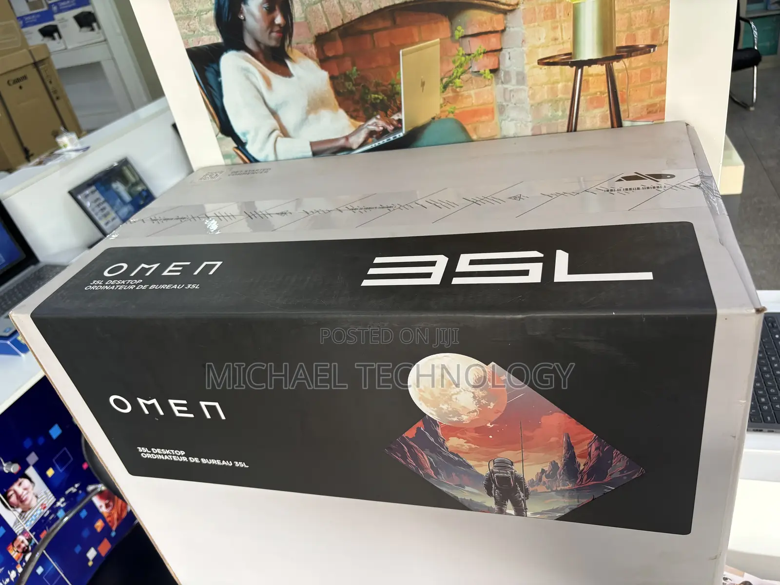 New Desktop Computer HP OMEN 35L Gaming Desktop 64GB AMD Ryzen 7 SSD 4T