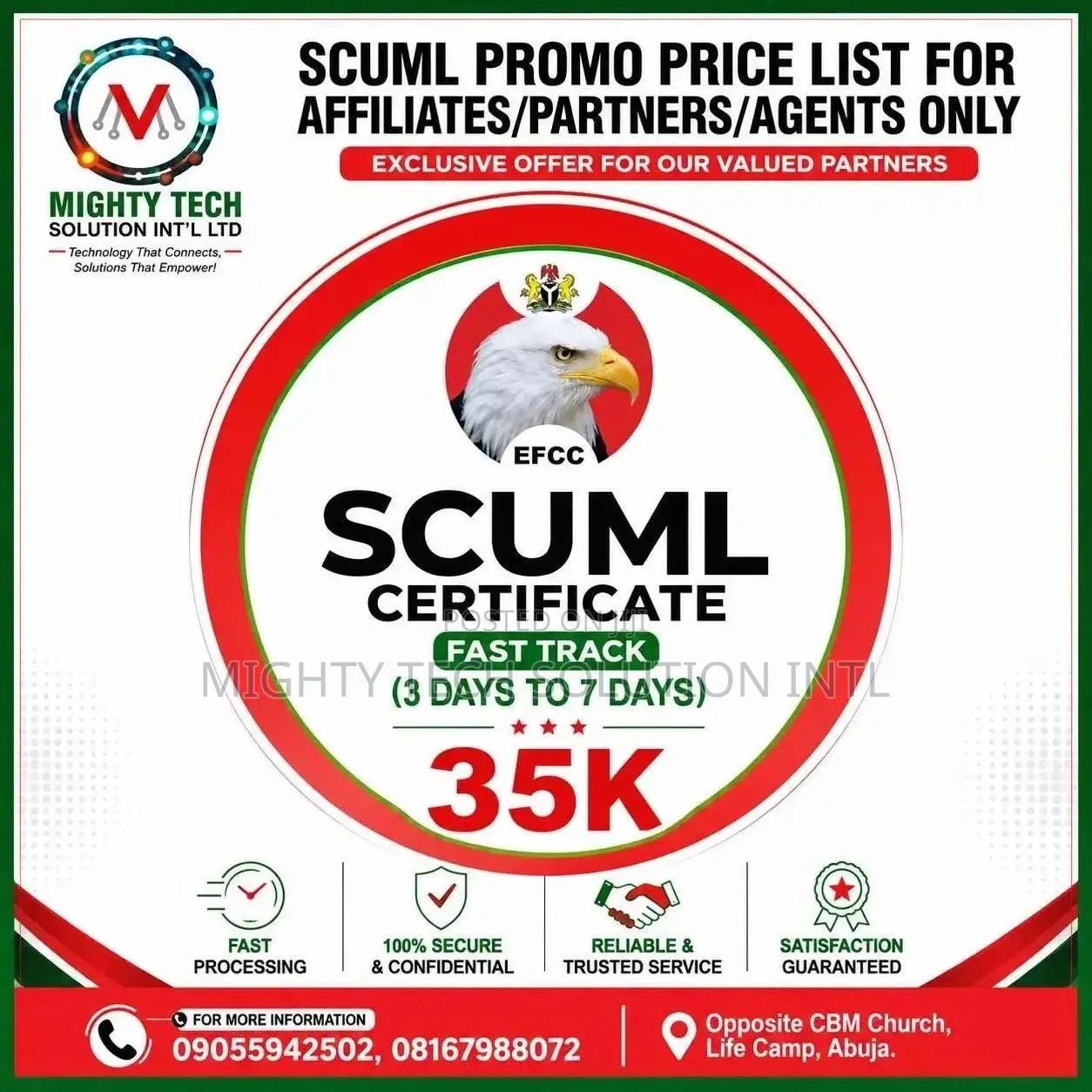 Scuml Certificate Registrations