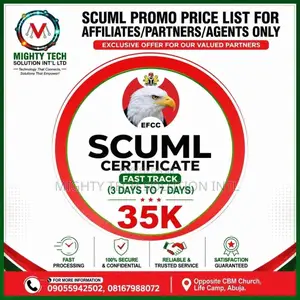 Scuml Certificate Registrations