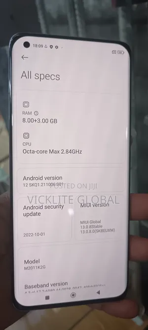 Xiaomi Mi 11 128 GB Blue