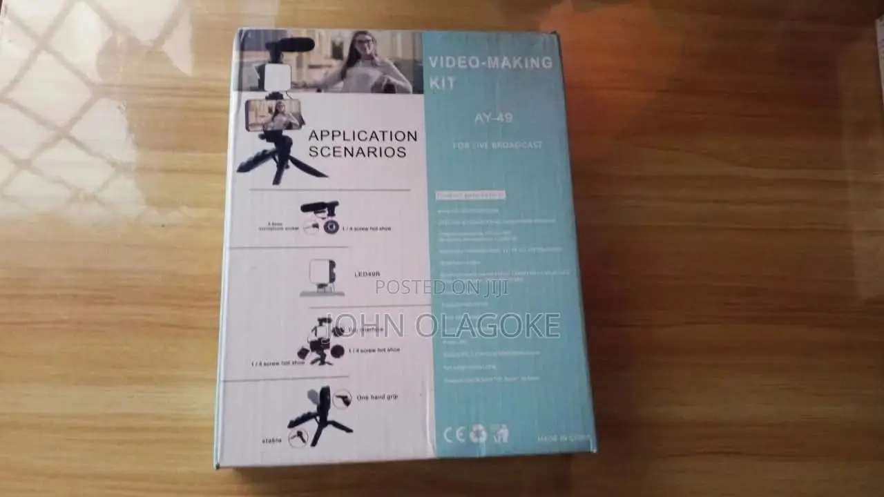 Video Making Kit With Microphone and Lightings