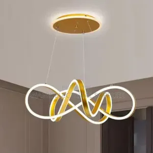 Modern Intertwined Infinity-Loop LED Pendant Light