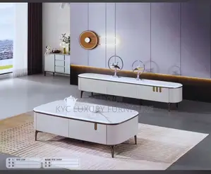 Marble Top TV Stand and Center Table