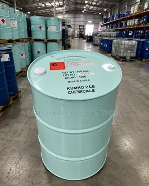 160kg Industrial Storage Drum Containing High-Purity Acetone
