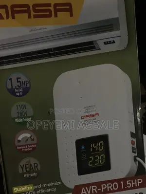 Qasa AVR-pro 1.5hp Automatic Voltage Stabilizer (Wall Mount)