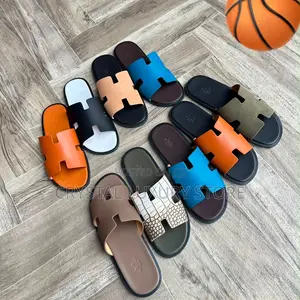 High Quality Men Genuine Leather Pams