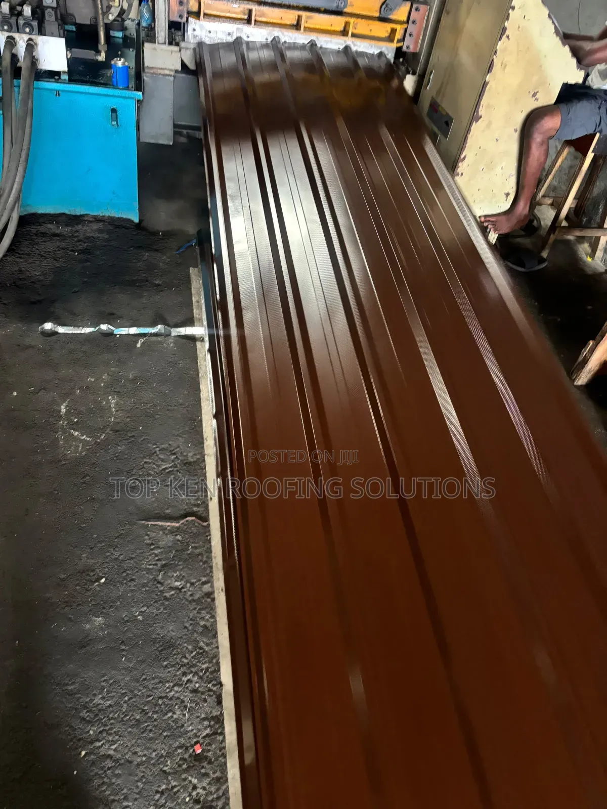 Original 0.70mm(B) Nut Brown Longspan Aluminum Roofing Sheets