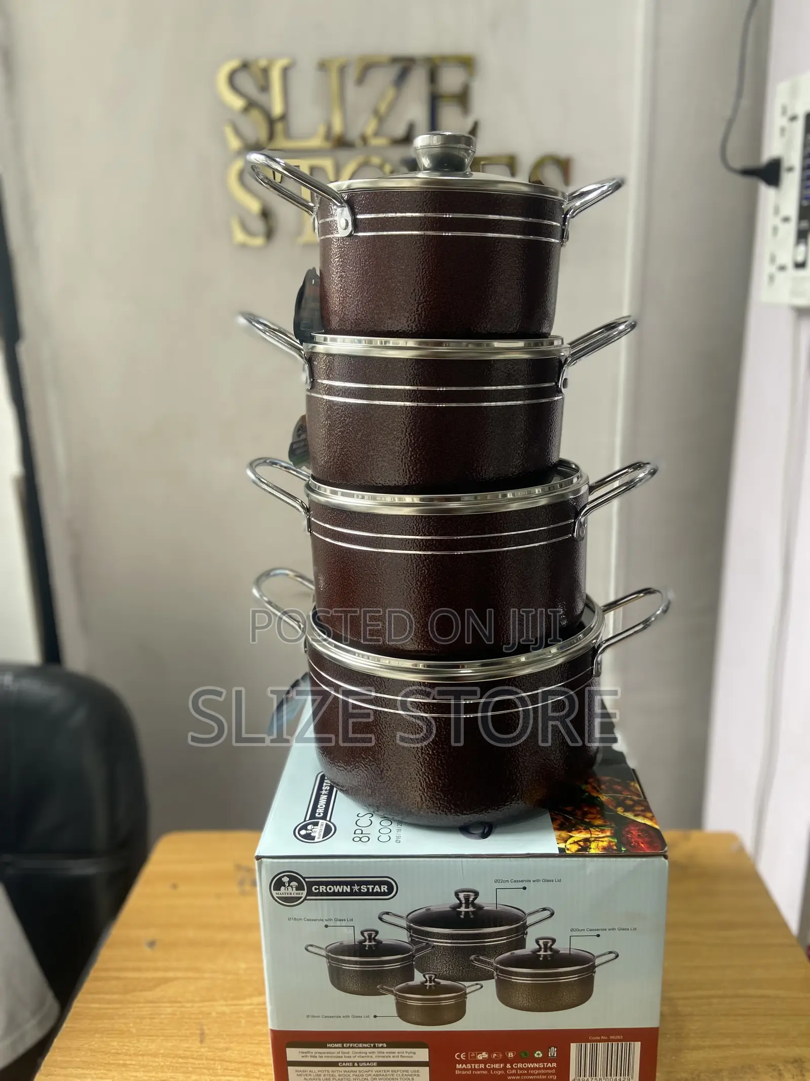 8pcs Non Stick Cookware Set