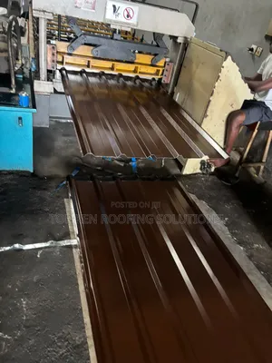 Original 0.75mm Nut Brown Longspan Aluminum Roofing Sheets