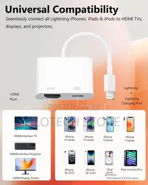 Lightning to HDMI Adapter for iPhone