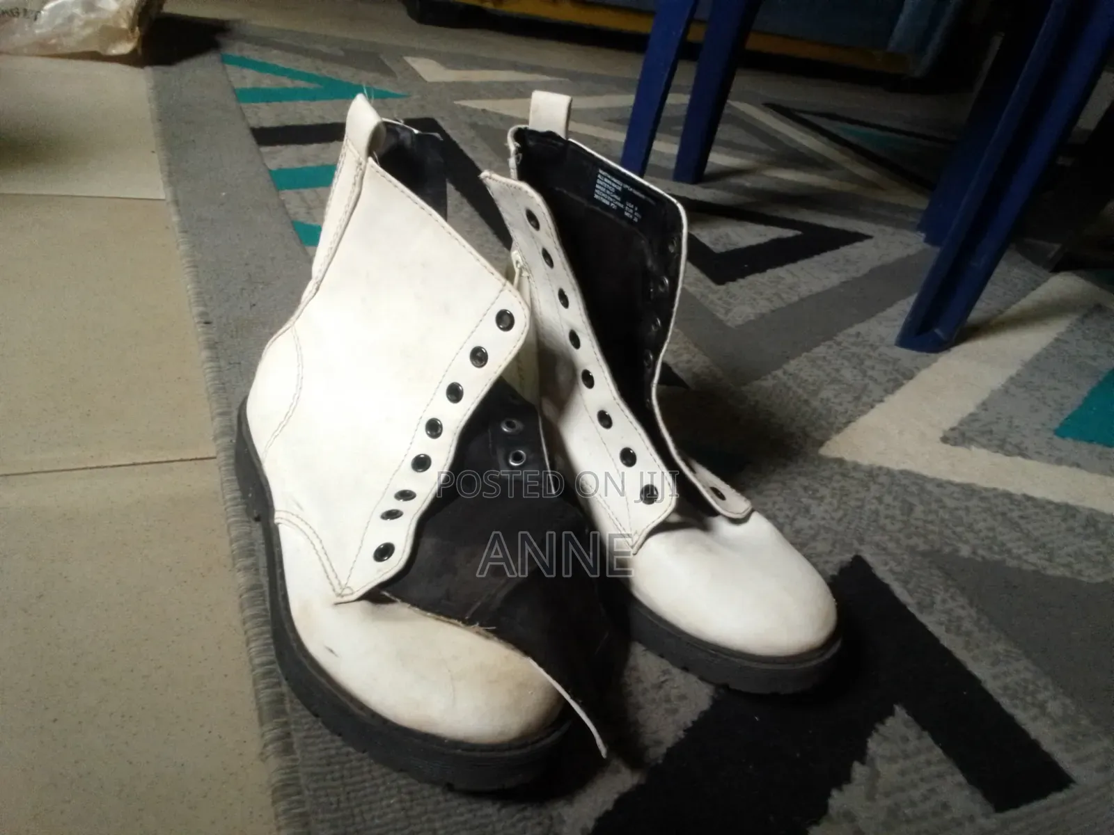 White Leather Timberland