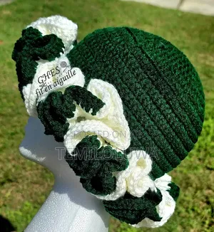 Crocheted Ruffle Hat