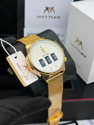 Matturi Quality Men Chain Strap Wristwatch