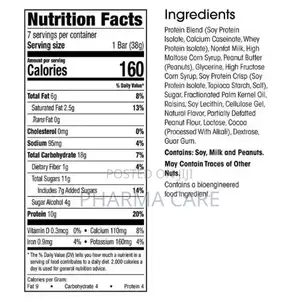 Protein Snack Bars Peanut Butter Crunch -7ct