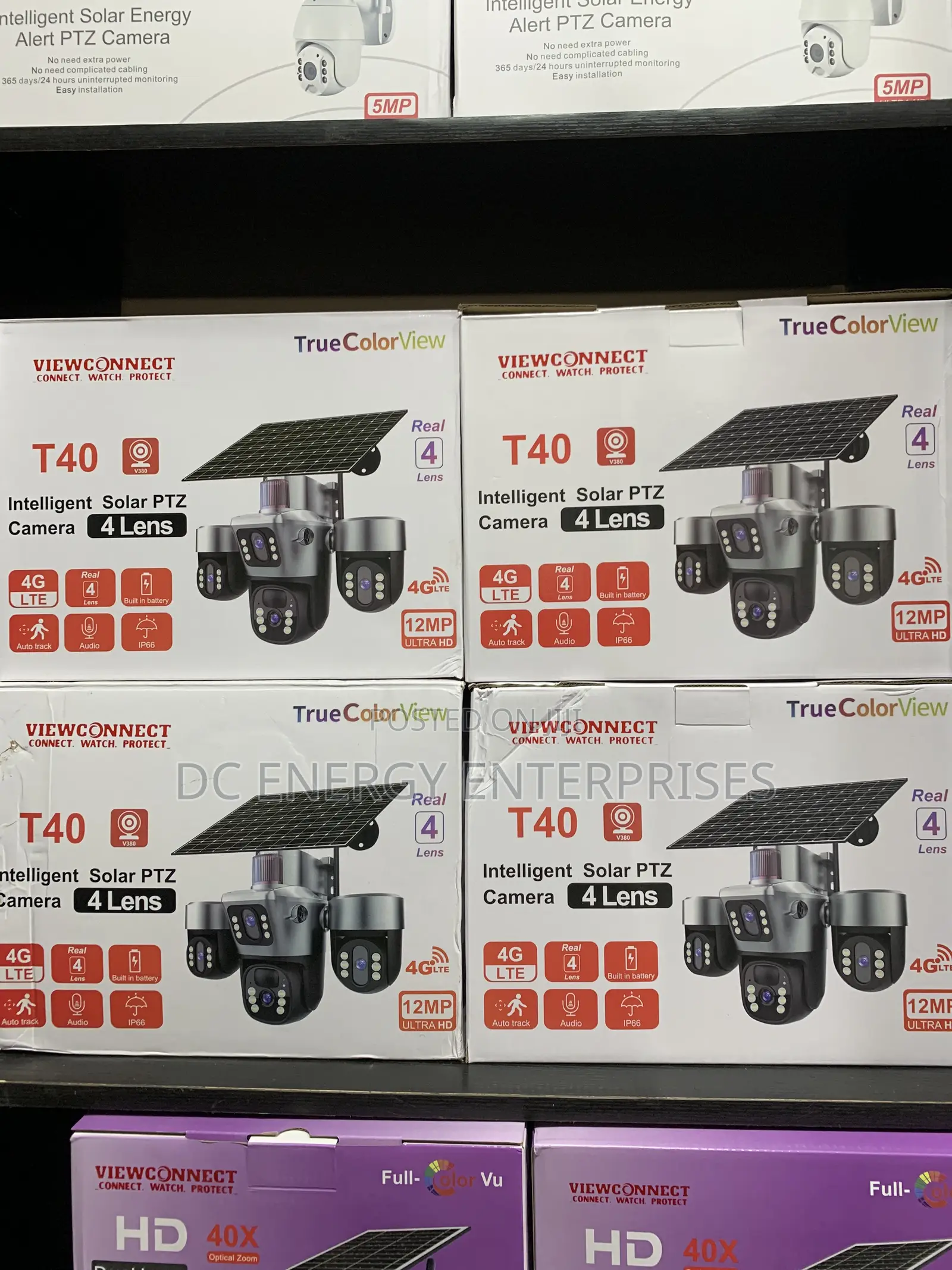 T40 Four Lens CCTV Camera