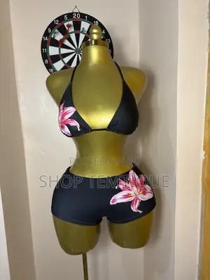 Two-Piece Floral Beachwear Set