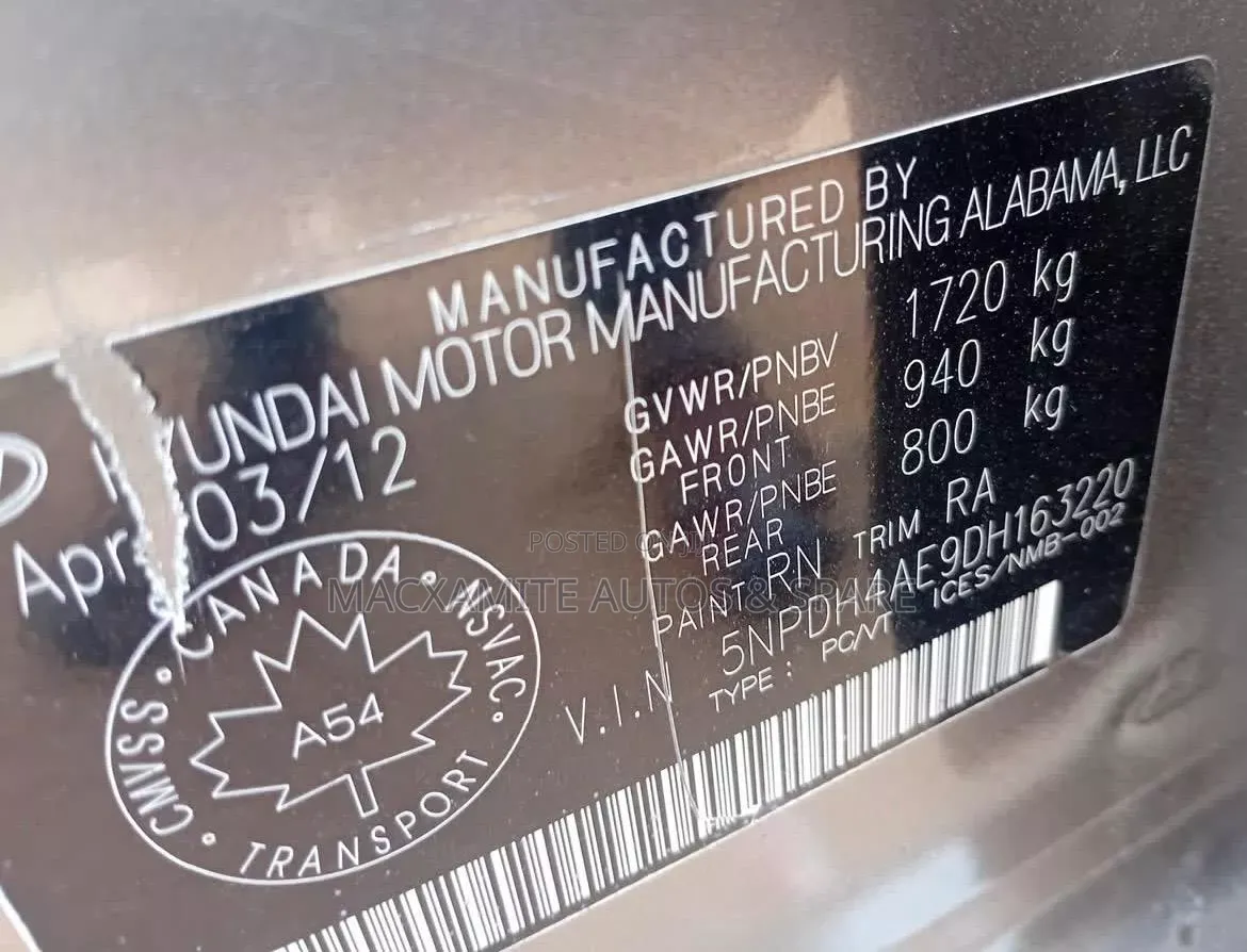 Hyundai Elantra 2012 Gray