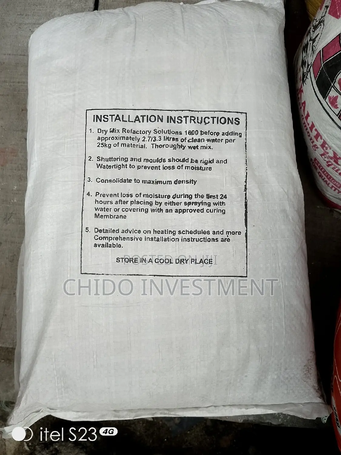 Fire Cement for Oven