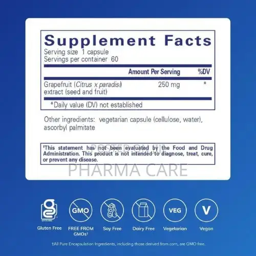 Grapefruit Seed Extract 60 Capsules