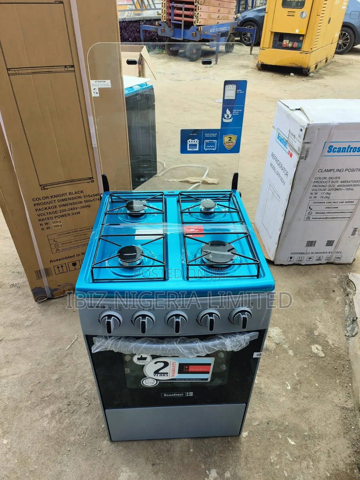 Scanfrost 50x50 Gas Cooker (4B)
