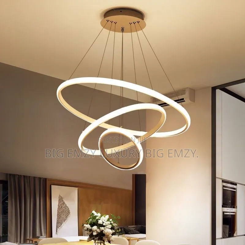 Multiple Colours Led 3 Ring Light .