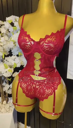 Garter Strap Lingerie Set