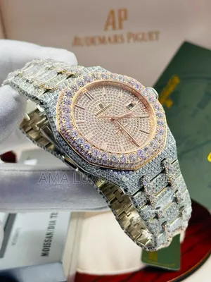 Audemars Piguet Premium Luxury Full Iced Out Men Durable Wristwatch