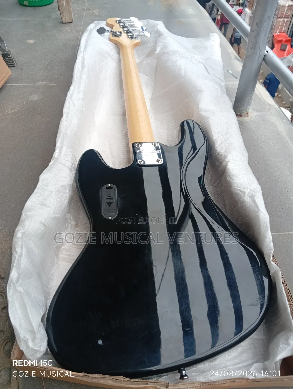 Fender Jazz Bass Guitar Five String Active Sunburst Colour