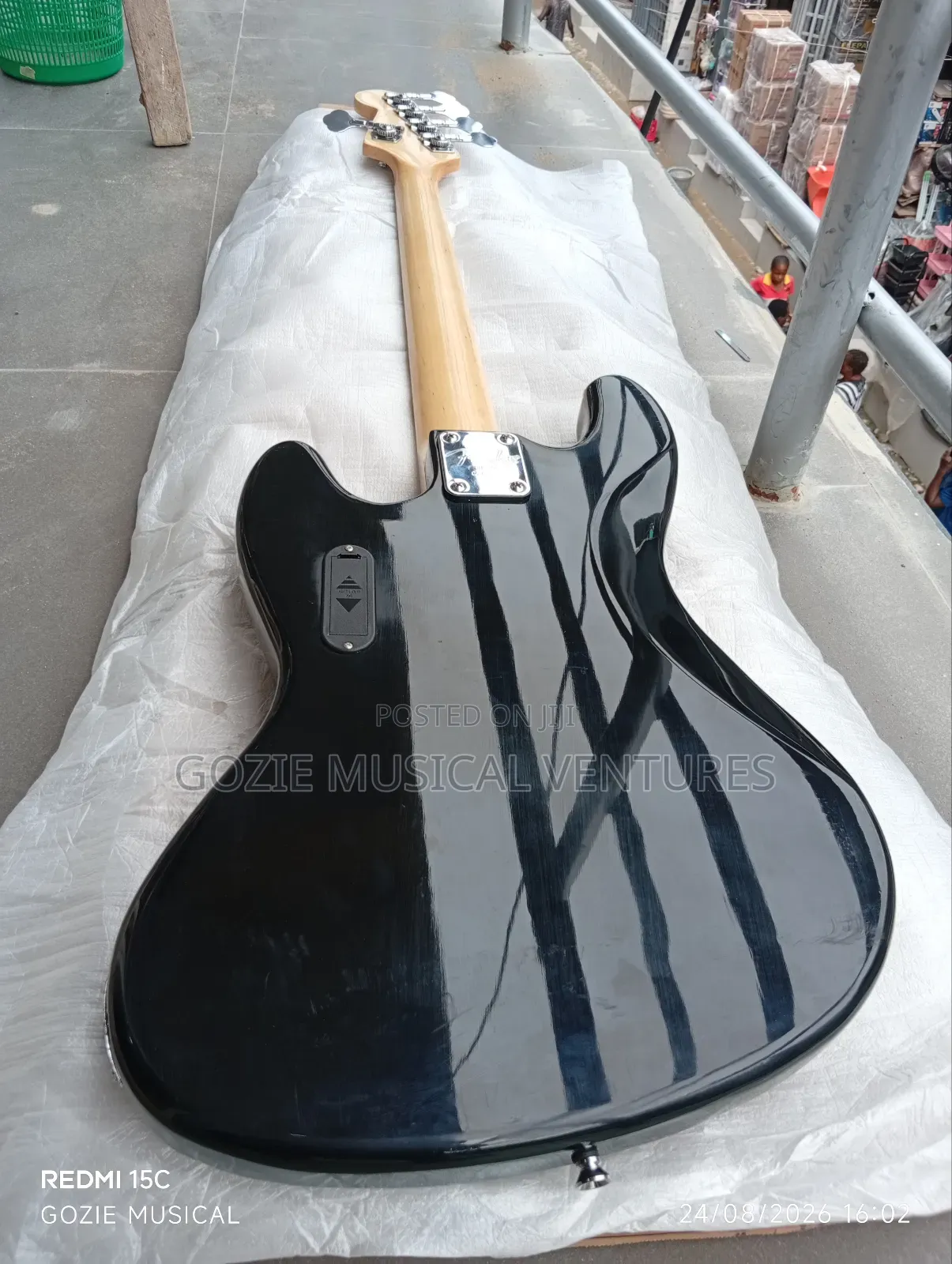 Fender Jazz Bass Guitar Five String Active Sunburst Colour