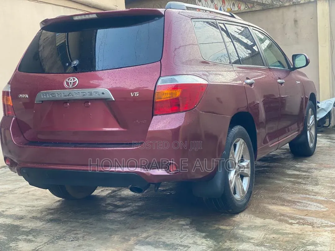Toyota Highlander 2009 Red