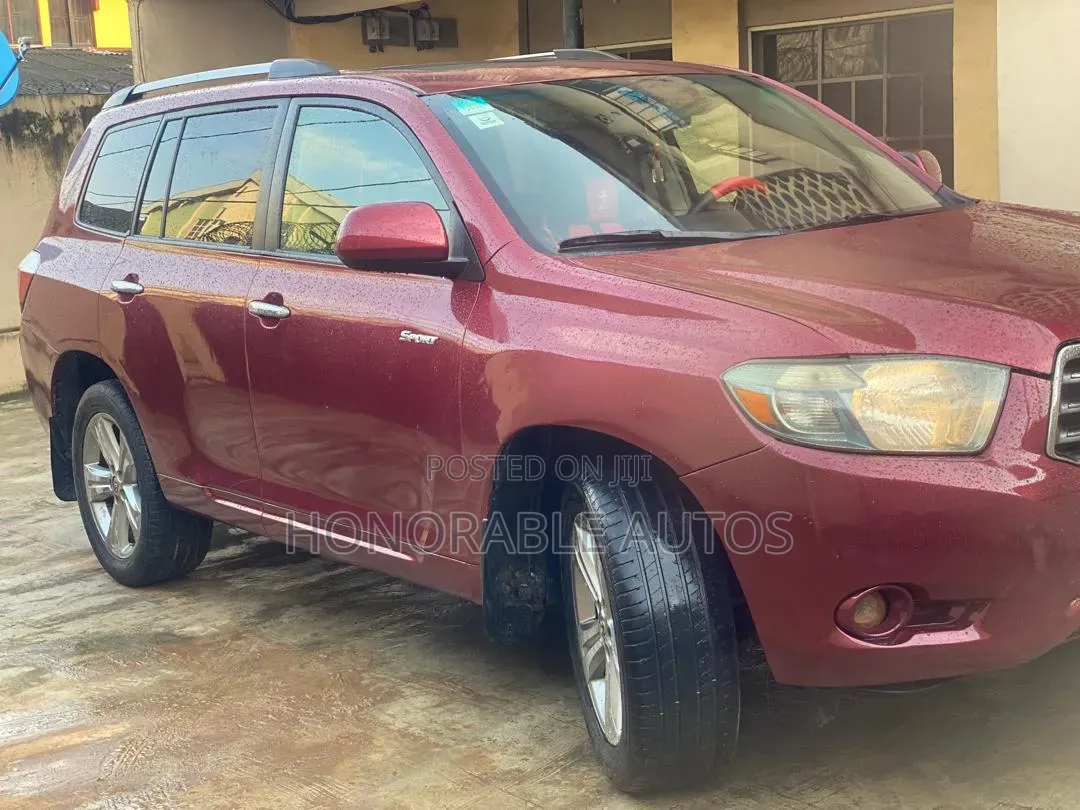 Toyota Highlander 2009 Red