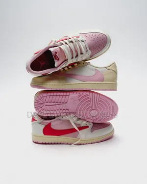 Travis Scott X Nike Air Jordan 1 Low Sp Pink Pack "Shy Pink"