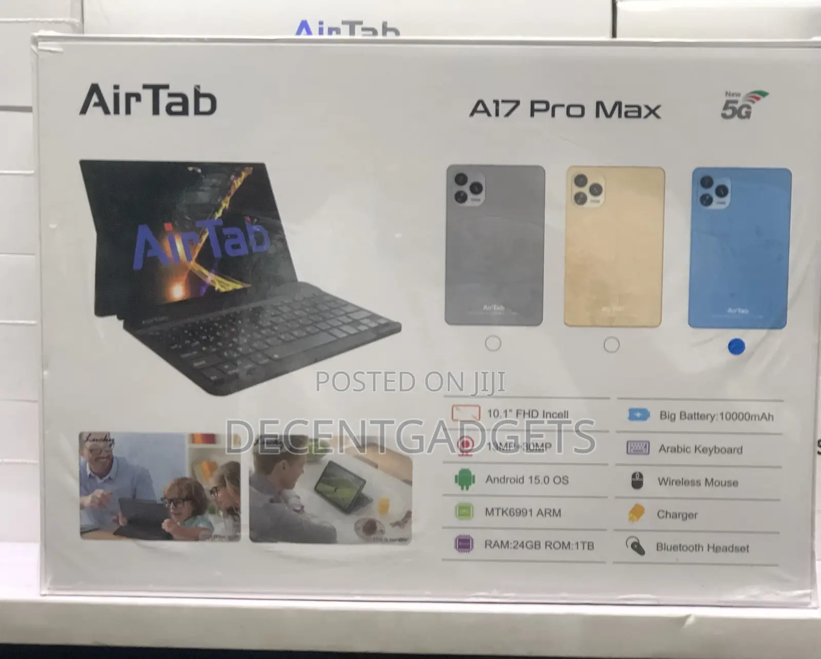 New AirTab i17 Pro Max 128 GB Blue