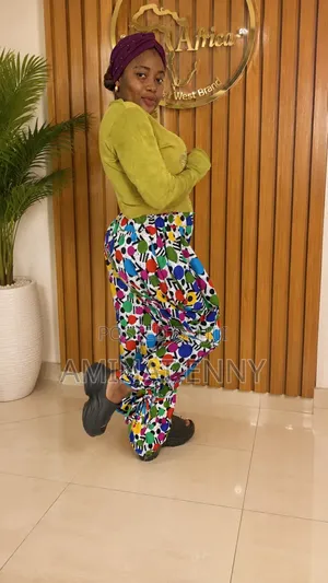 Ankara Cowl Pant