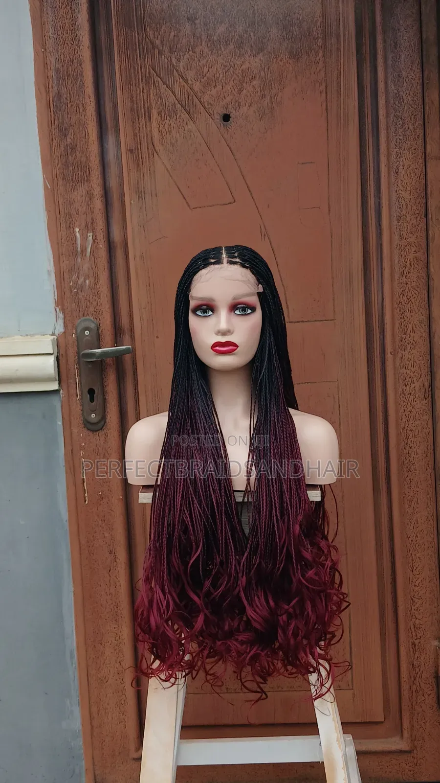 French Curl Braidedwig