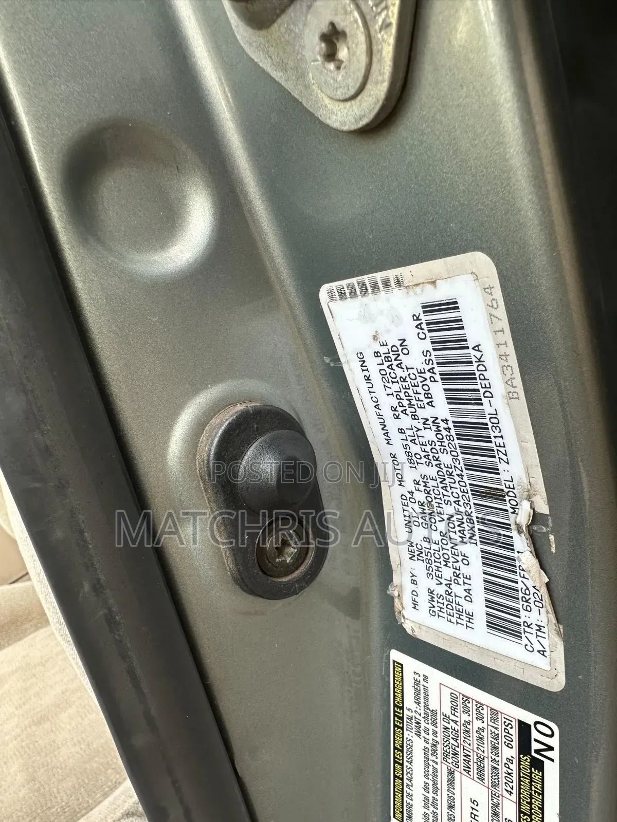 Toyota Corolla 2004 Green