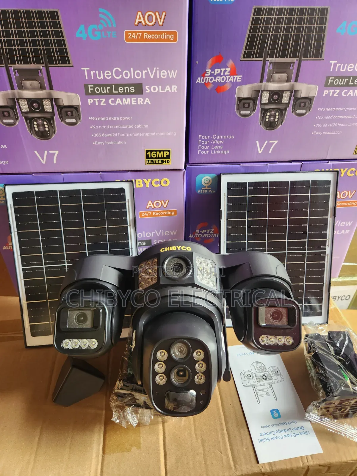 4lens V380 Camera With Double Panel