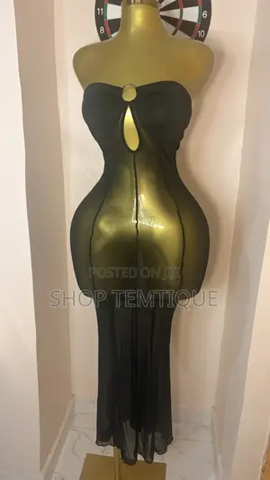 Sheer Mesh Beach Cover-Up Swimdress