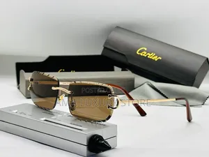 Cartier Luxury Designer Rimless Glasses – Stylish Premium Quality